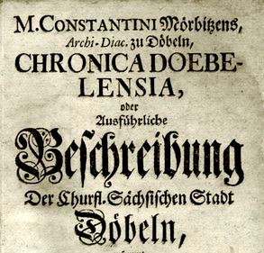 Familienchronik Sachsen: Constantin Moerbitz über Stadtrath Philipp Clemann, Döbeln