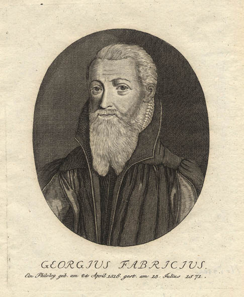 Georg von Fabricius, poeta laureatus Chemnitz, Meißen