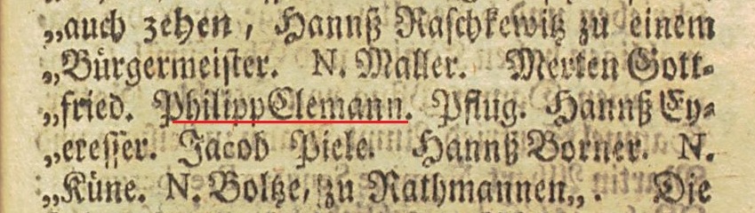 Philipp Clemann wird 1418 als Döbelner Rathsmann gewählt